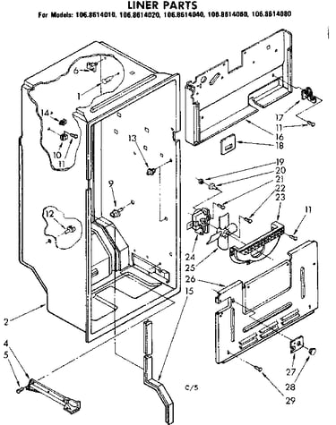 Liner parts