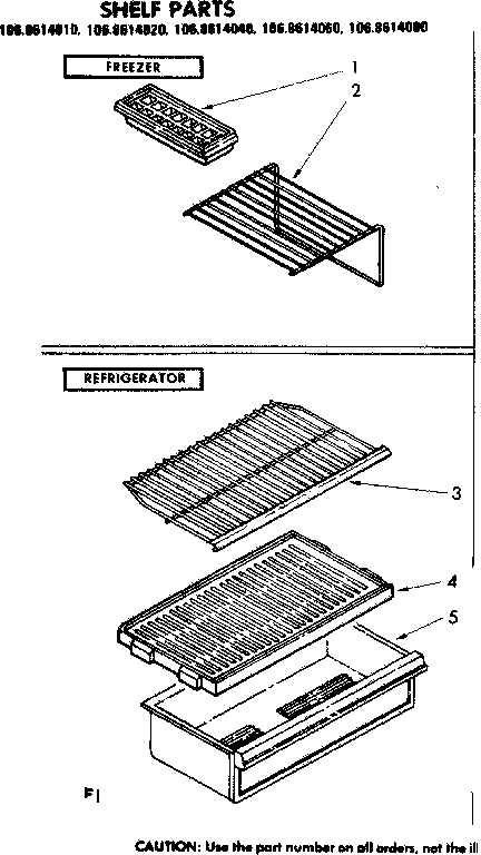 Shelf parts