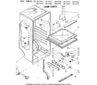 Kenmore 1068614330 liner parts diagram