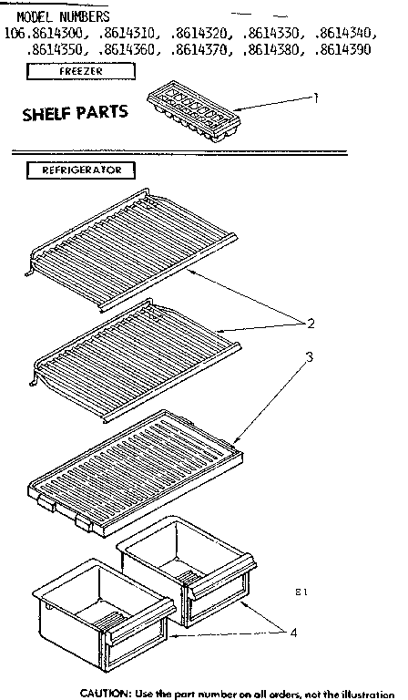 SHELF PARTS