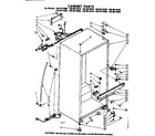 Kenmore 1068614690 cabinet parts diagram