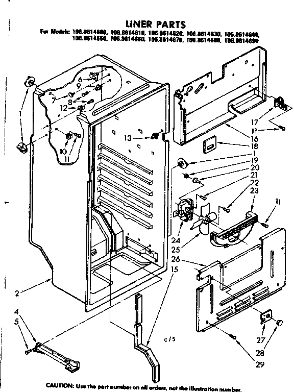 Liner parts