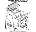 Kenmore 1068614610 compartment separator & control parts diagram