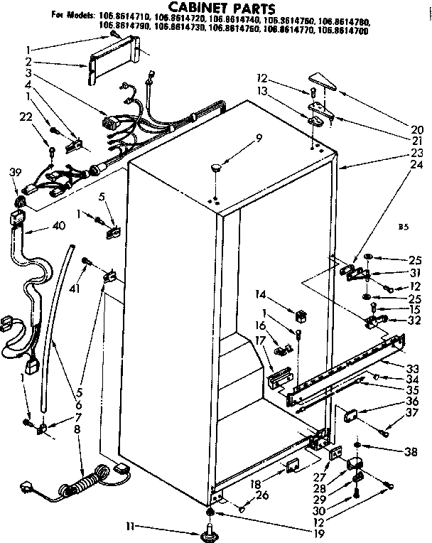 CABINET PARTS