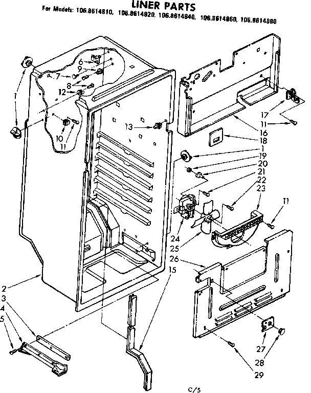 Liner parts