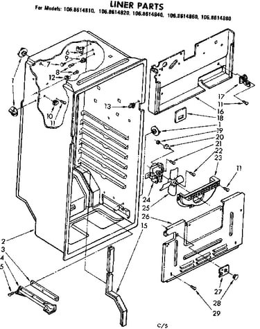 Liner parts