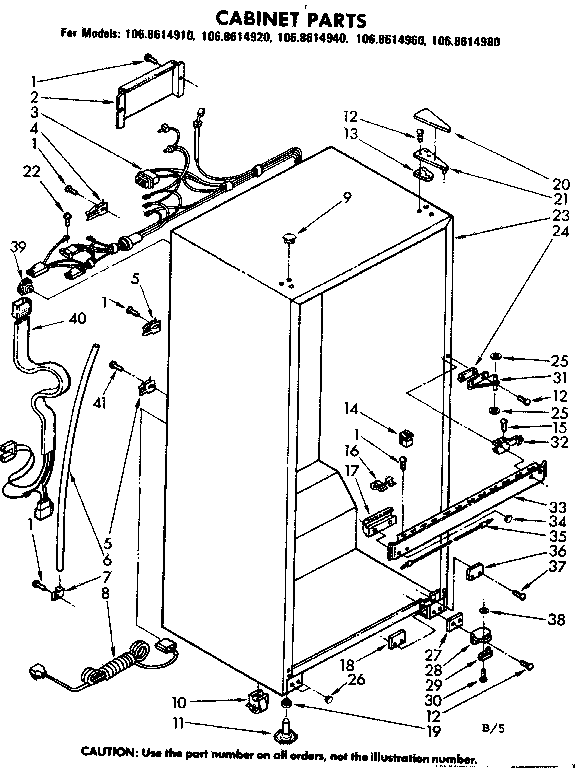 Cabinet parts