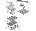 Kenmore 1068614980 shelf parts diagram