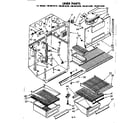 Kenmore 1068615210 liner parts diagram