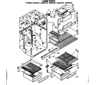 Kenmore 1068615261 liner parts diagram