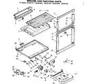 Kenmore 1068615221 breaker and partition parts diagram