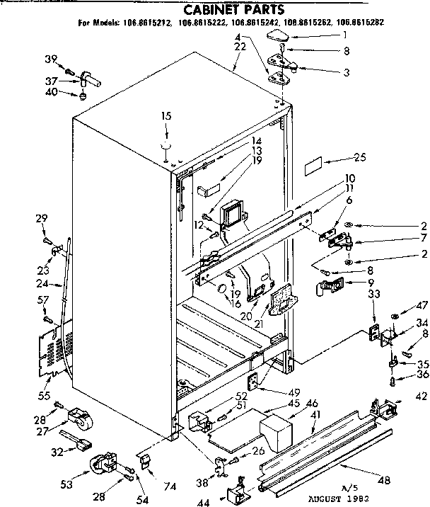 Cabinet parts