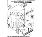 Kenmore 1068615520 cabinet parts diagram