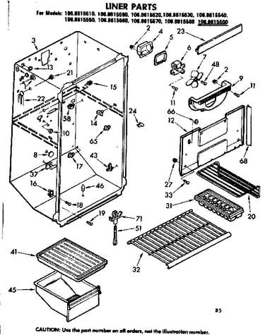 Liner parts