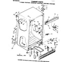 Kenmore 1068615610 cabinet parts diagram