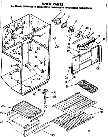 Liner parts