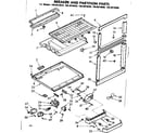 Kenmore 1068615680 breaker and partition parts diagram
