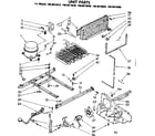 Kenmore 1068615660 unit parts diagram