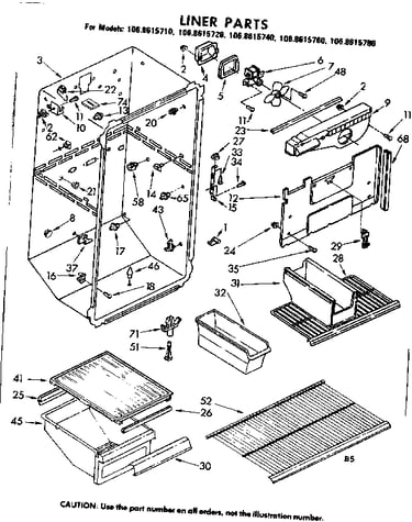 Liner parts