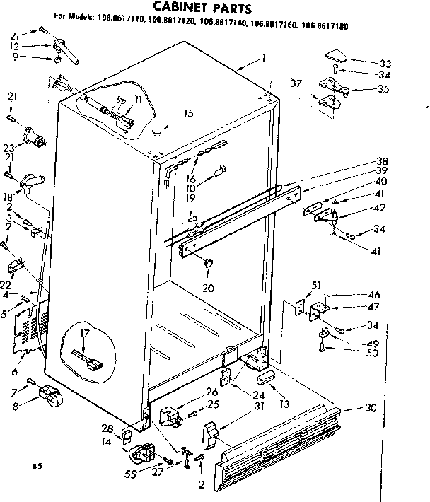 Cabinet parts