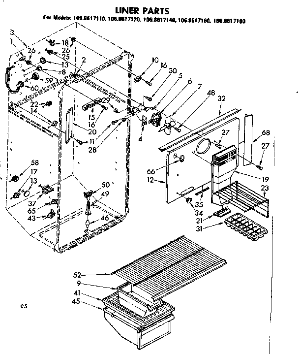 Liner parts