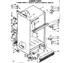 Kenmore 1068617111 cabinet parts diagram