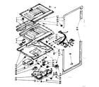 Kenmore 1068617280 compartment separator & control parts diagram