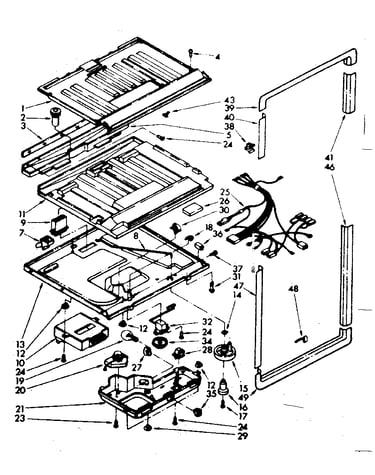 Compartment separator & control parts