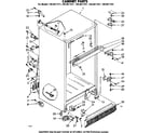 Kenmore 1068617211 cabinet parts diagram
