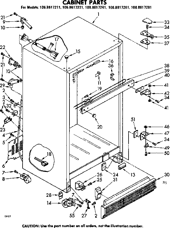 Cabinet parts