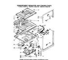 Kenmore 1068617211 compartment separator and control parts diagram