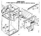 Kenmore 1068617212 liner parts diagram