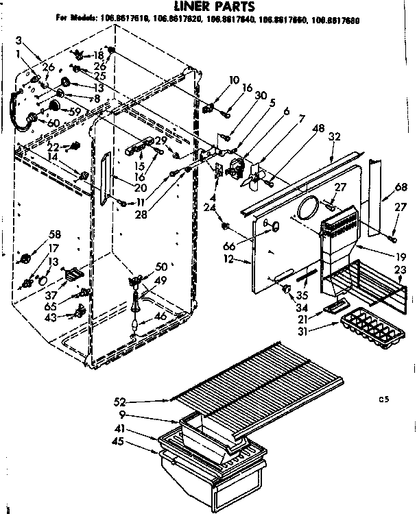 Liner parts