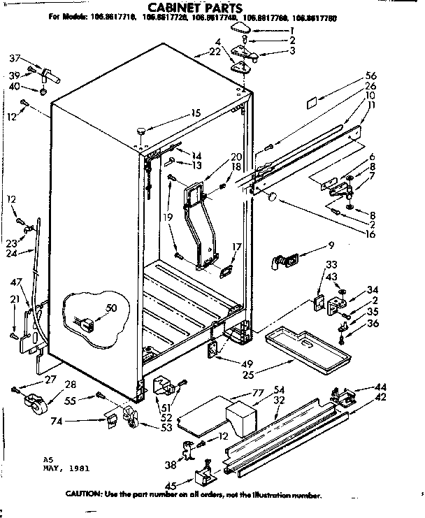 CABINET PARTS