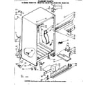 Kenmore 1068617740 cabinet parts diagram