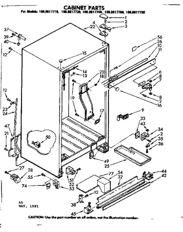 Cabinet parts