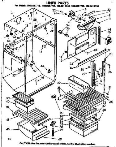 Liner parts
