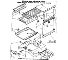 Kenmore 1068617780 breaker & partition parts diagram