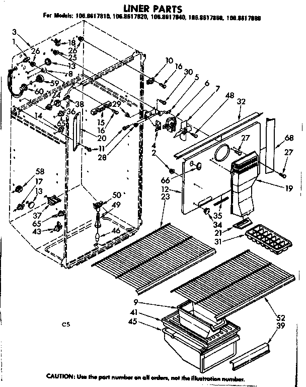Liner parts