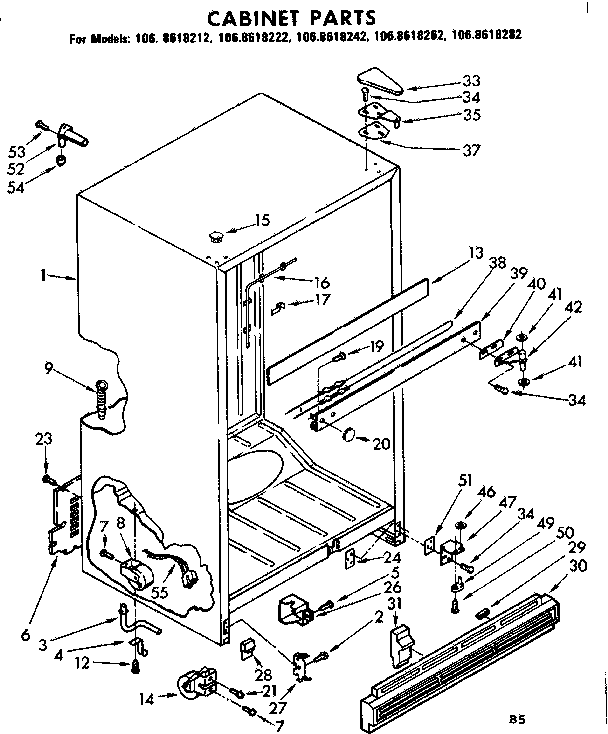 Cabinet parts