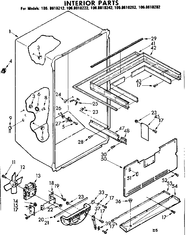 Interior parts
