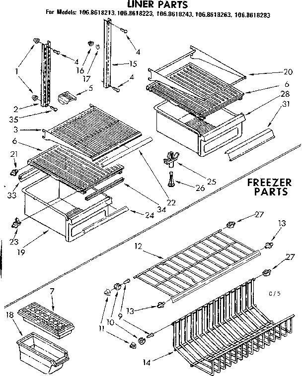 Liner parts
