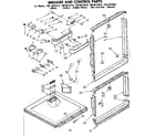 Kenmore 1068618264 breaker and control parts diagram