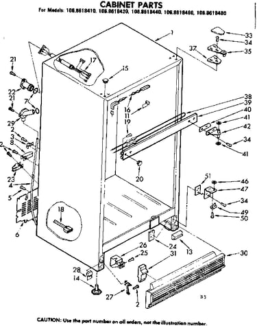 Cabinet parts