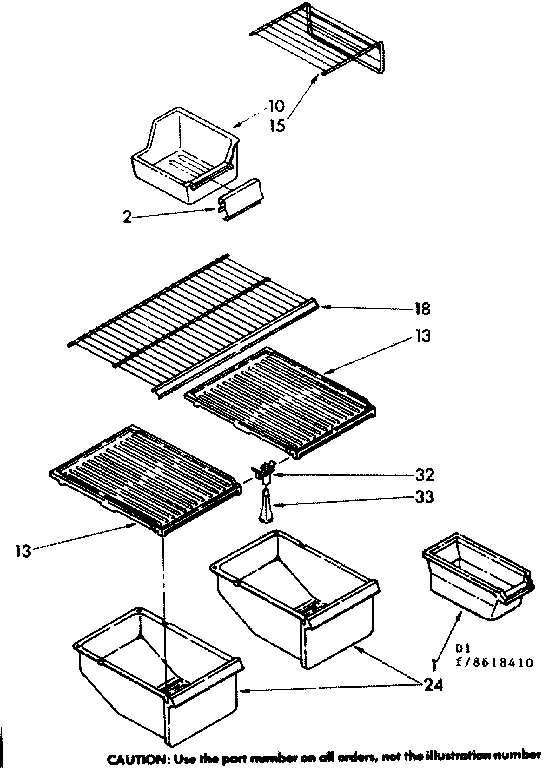 Shelf parts