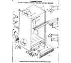 Kenmore 1068618510 cabinet parts diagram