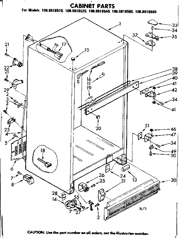 Cabinet parts