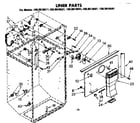 Kenmore 1068618521 liner parts diagram
