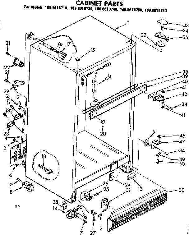 Cabinet parts