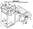 Kenmore 1068618760 liner parts diagram